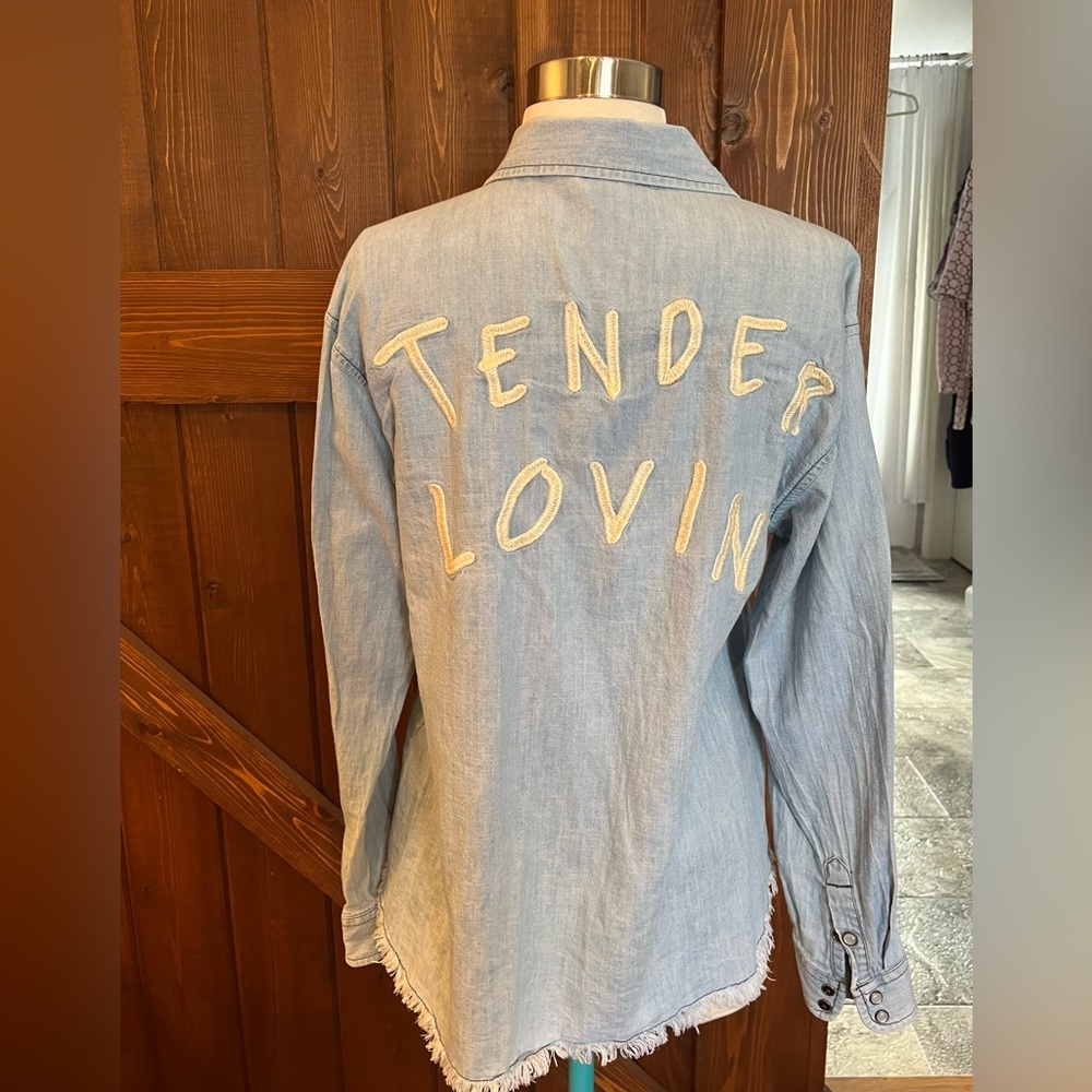 Forever 21 Tender Lovin long sleeve jean top